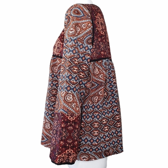 Sanctuary x Nordstrom | Patchwork Belle Babydoll S - Picture 7 of 11